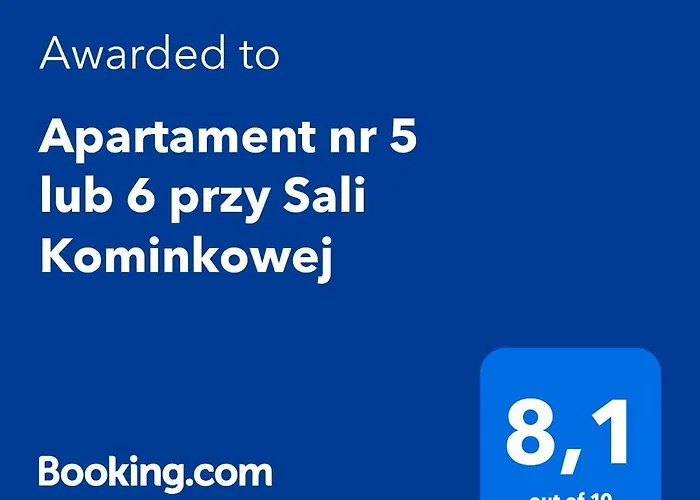 Nr 5 Lub 6 Przy Sali Kominkowej Апартаменты Przeczyce