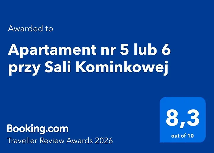 Nr 5 Lub 6 Przy Sali Kominkowej Apartament *